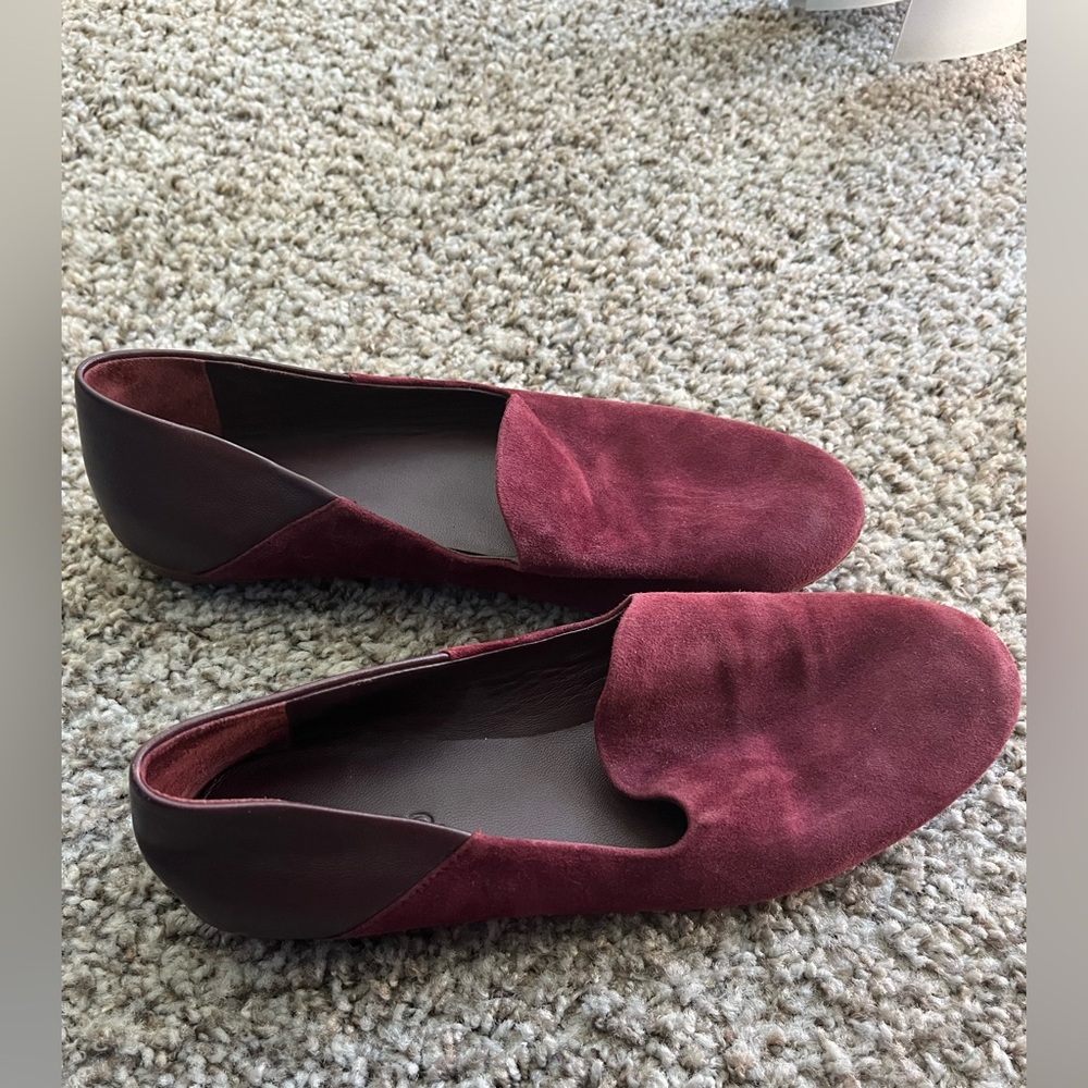 Vince Leather Suede Loafers Size 6.5
